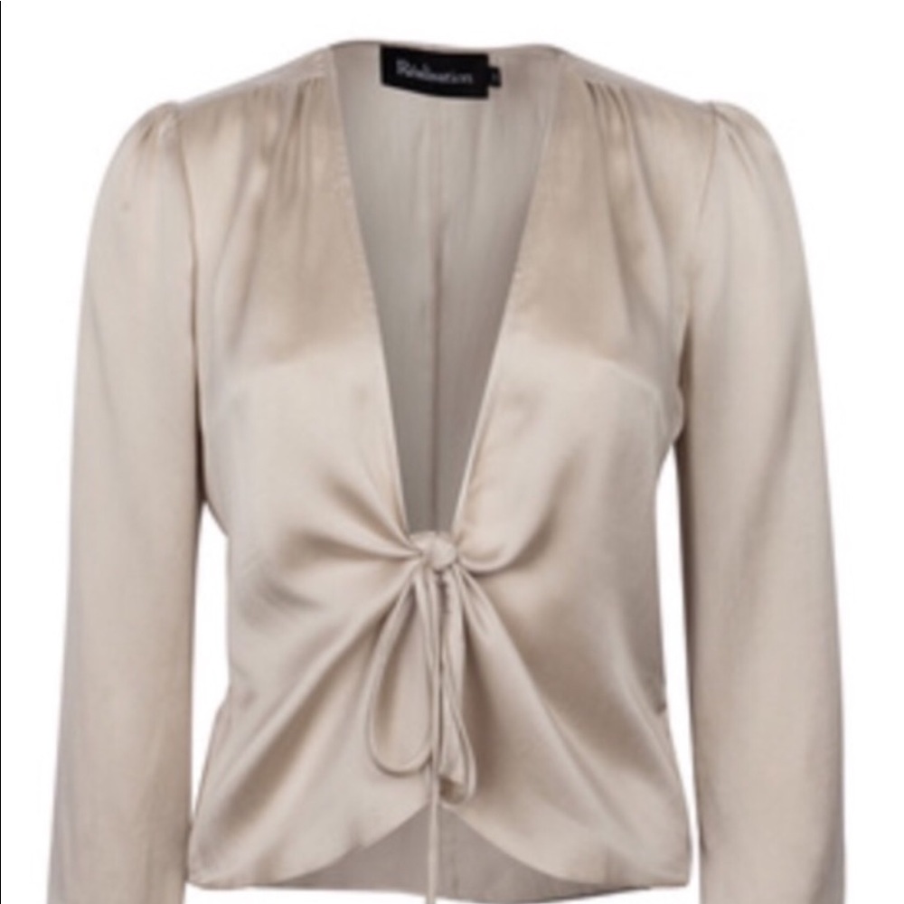 Realisation Bianca Top, Silver, XS